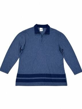 Collegiate LINKS Women’s Small Blue Quarter Zip Pullover Long Sleeve Made USA